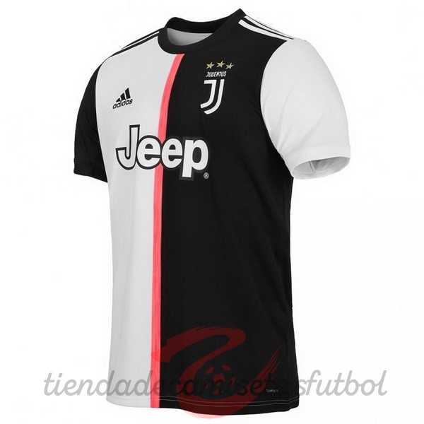Casa Camiseta Juventus Retro 2019 2020 Blanco Negro Camisetas Originales Baratas