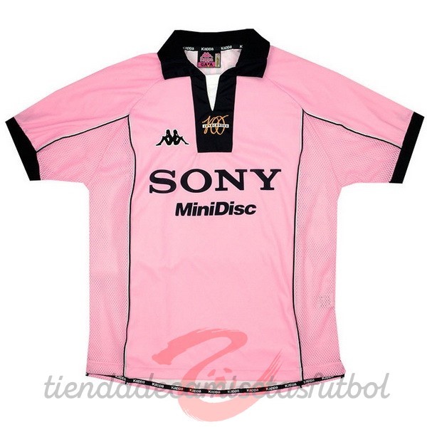 Segunda Camiseta Juventus Retro 1997 1998 Rosa Camisetas Originales Baratas