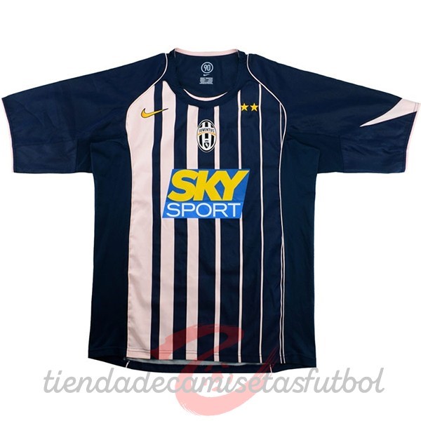 Segunda Camiseta Juventus Retro 2004 2005 Azul Camisetas Originales Baratas