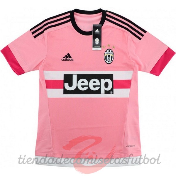 Segunda Camiseta Juventus Retro 2015 2016 Rosa Camisetas Originales Baratas