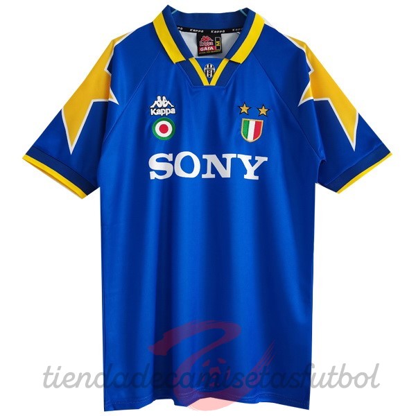 Segunda Camiseta Juventus Retro 1995 1996 Azul Camisetas Originales Baratas