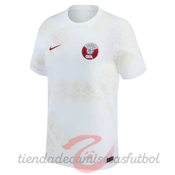 Tailandia Segunda Camiseta Katar 2022 Blanco Camisetas Originales Baratas