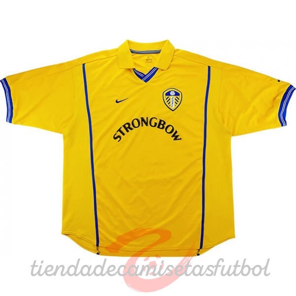 Casa Camiseta Leeds United Retro 2000 2002 Amarillo Camisetas Originales Baratas
