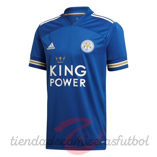 Casa Camiseta Leicester City 2020 2021 Azul Camisetas Originales Baratas