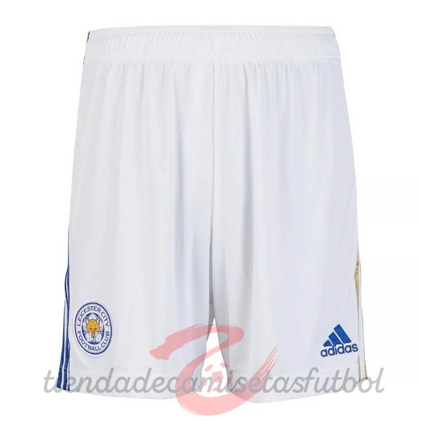 Segunda Pantalones Leicester City 2020 2021 Blanco Camisetas Originales Baratas