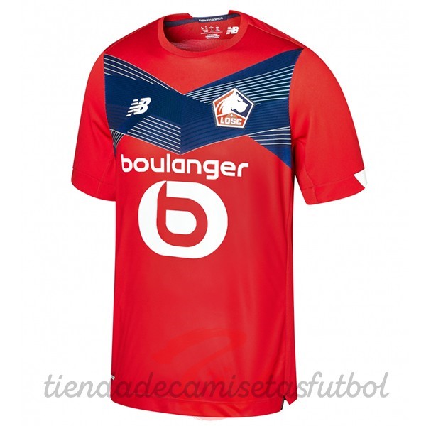 Casa Camiseta Lille 2020 2021 Rojo Camisetas Originales Baratas