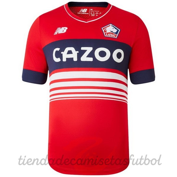 Tailandia Casa Camiseta Lille 2022 2023 Rojo Camisetas Originales Baratas