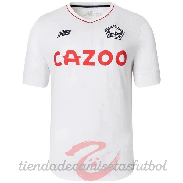 Tailandia Segunda Camiseta Lille 2022 2023 Blanco Camisetas Originales Baratas