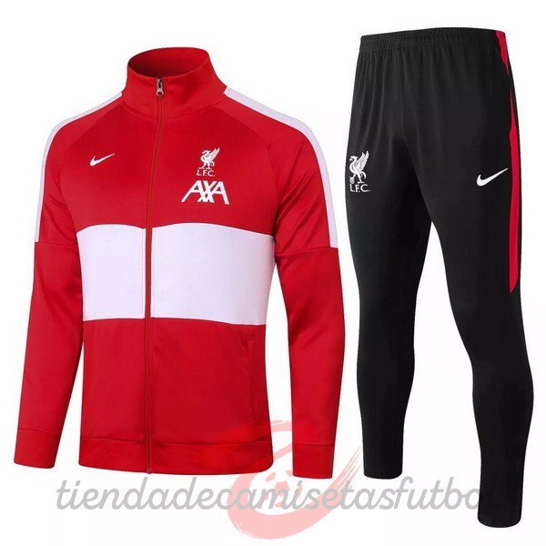Chandal Liverpool 2020 2021 Rojo Blanco Negro Camisetas Originales Baratas