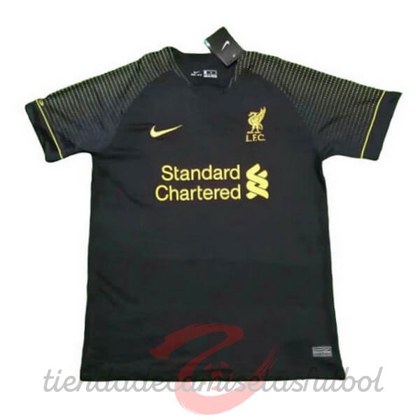Entrenamiento Liverpool 2020 2021 Negro Camisetas Originales Baratas