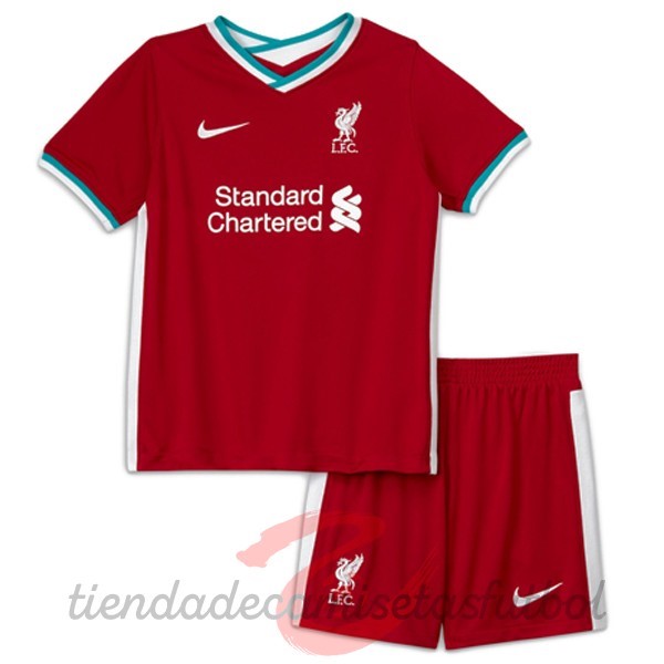 Casa Conjunto De Niños Liverpool 2020 2021 Rojo Camisetas Originales Baratas