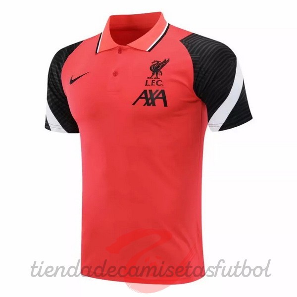 Polo Liverpool 2020 2021 Rojo Negro Camisetas Originales Baratas