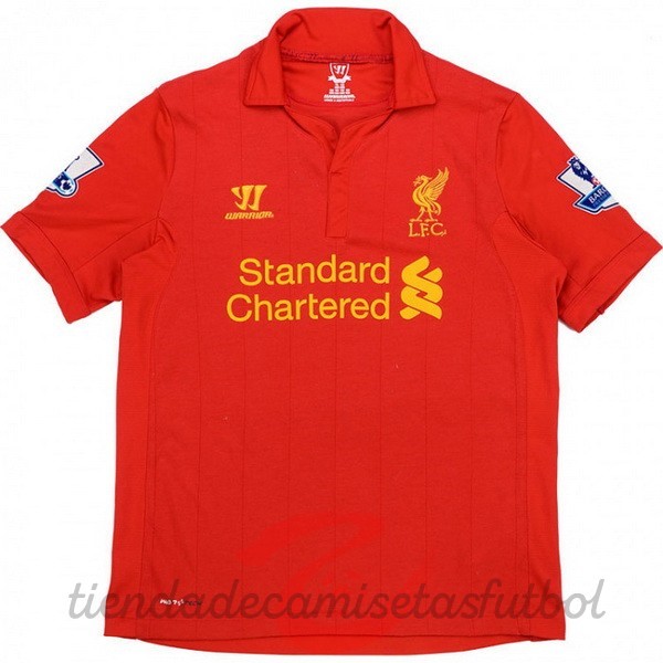 Casa Camiseta Liverpool Retro 2012 2013 Rojo Camisetas Originales Baratas