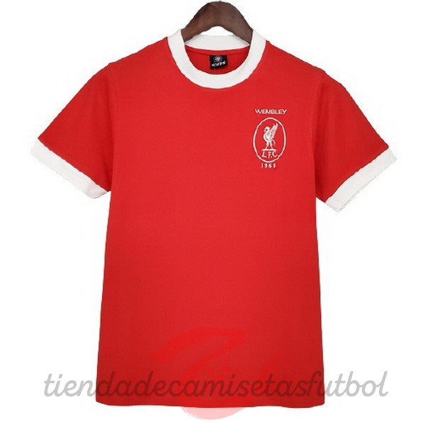 Casa Camiseta Liverpool Retro 1965 Rojo Camisetas Originales Baratas