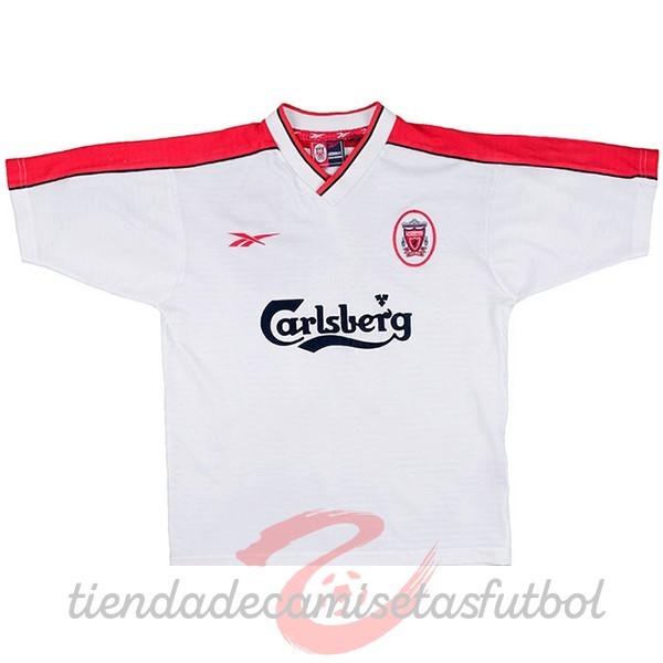 Segunda Camiseta Liverpool Retro 1998 Rojo Camisetas Originales Baratas