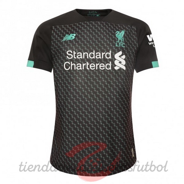 Tercera Camiseta Liverpool Retro 2019 2020 Negro Camisetas Originales Baratas