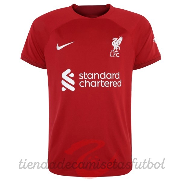 Casa Camiseta Liverpool 2022 2023 Rojo Camisetas Originales Baratas