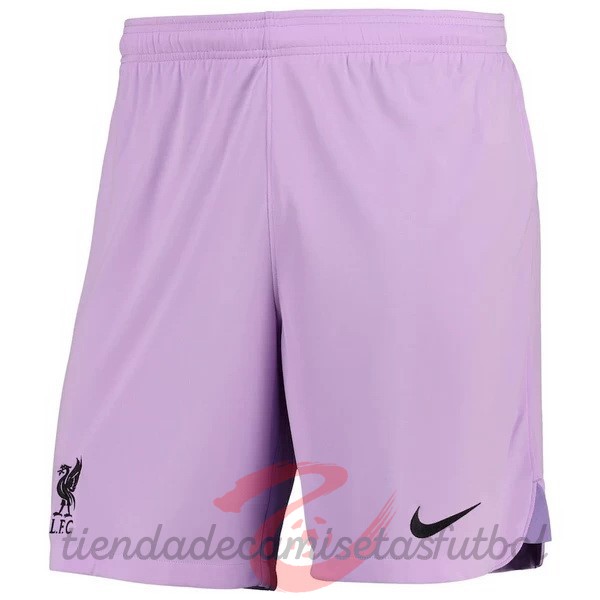Pantalones Portero Liverpool 2022 2023 Purpura Camisetas Originales Baratas