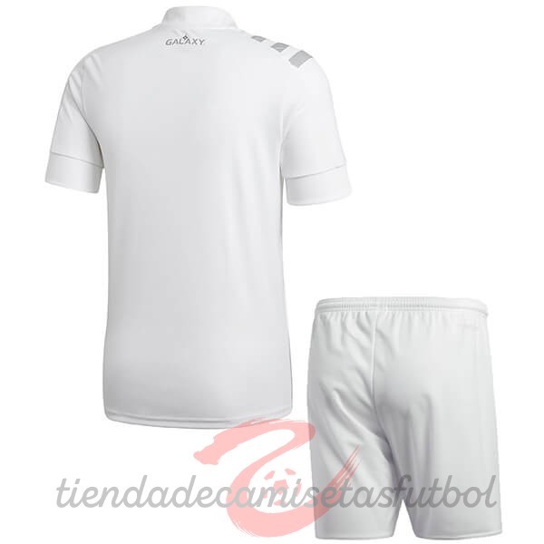 Casa Conjunto De Niños Los Angeles Galaxy 2020 2021 Blanco Camisetas Originales Baratas