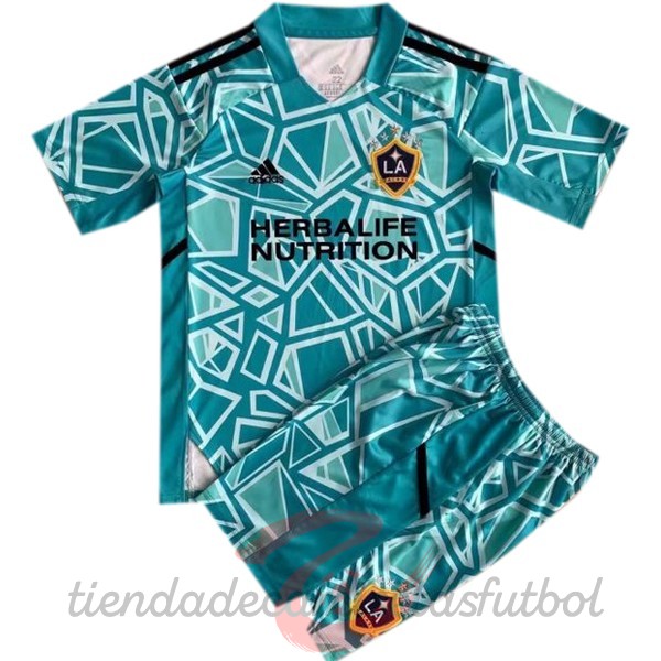 Portero Conjunto De Niños Los Angeles Galaxy 2022 2023 Azul Camisetas Originales Baratas