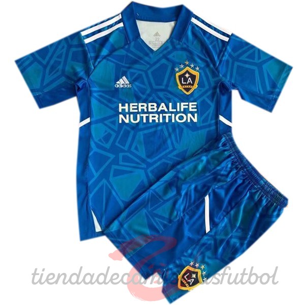 Portero Conjunto De Niños Los Angeles Galaxy 2022 2023 Azul Marino Camisetas Originales Baratas