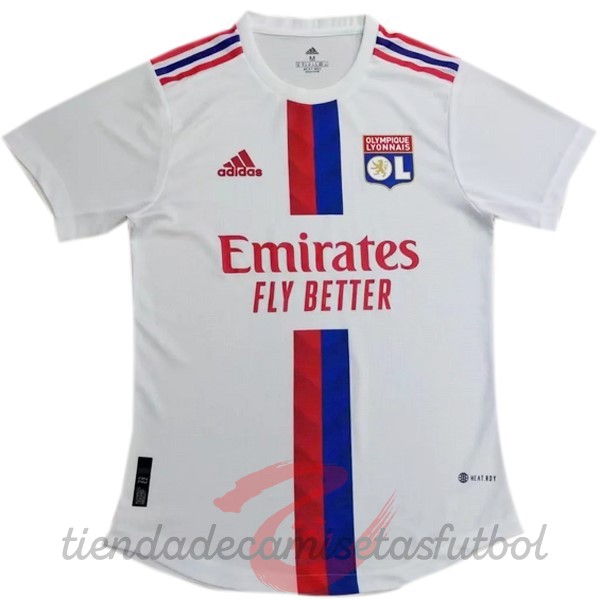 Tailandia Jugadores Casa Camiseta Lyon 2022 2023 Blanco Camisetas Originales Baratas