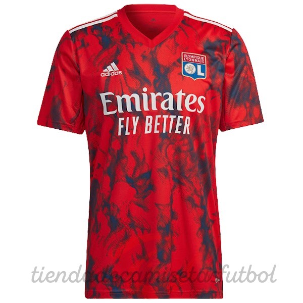 Tailandia Segunda Camiseta Lyon 2022 2023 Rojo Camisetas Originales Baratas