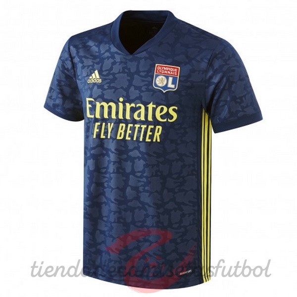 Tercera Camiseta Lyon 2020 2021 Azul Camisetas Originales Baratas