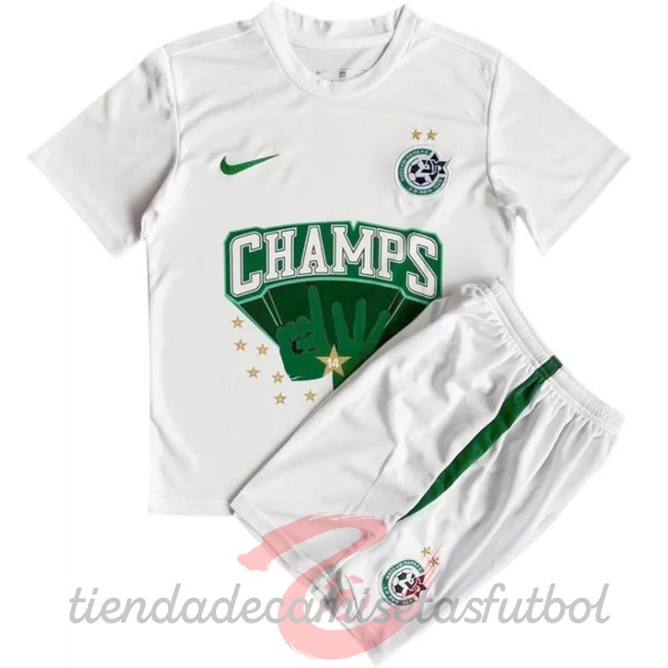 Especial Conjunto De Niños Maccabi Haifa 2022 2023 Blanco Camisetas Originales Baratas
