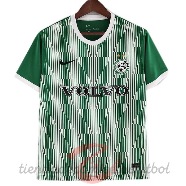 Casa Camiseta Maccabi Haifa 2022 2023 Verde Camisetas Originales Baratas