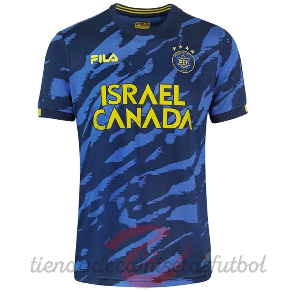 Segunda Camiseta Maccabi Tel Aviv 2022 2023 Azul Camisetas Originales Baratas