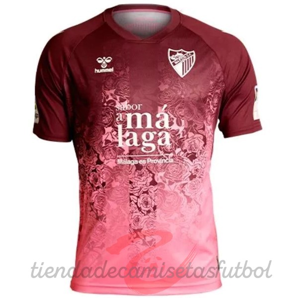 Tailandia Segunda Camiseta Málaga CF 2022 2023 Rojo Camisetas Originales Baratas