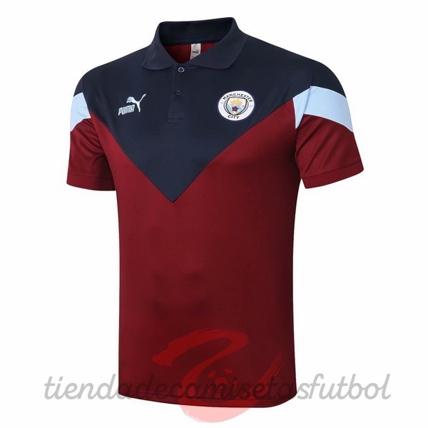 Polo Manchester City 2020 2021 Borgona Camisetas Originales Baratas