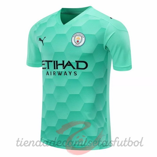 Segunda Camiseta Portero Manchester City 2020 2021 Verde Camisetas Originales Baratas