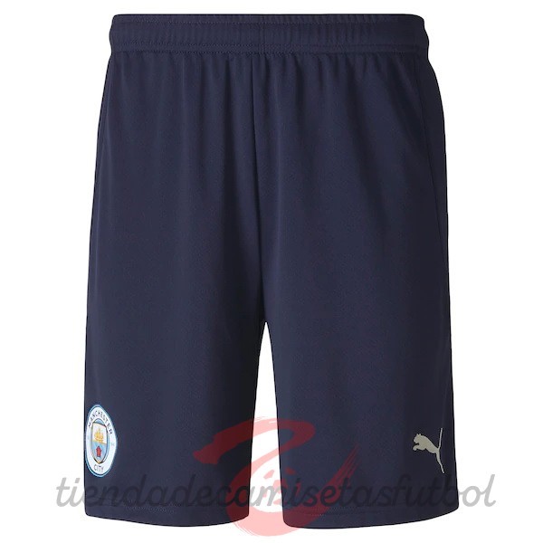 Tercera Pantalones Manchester City 2020 2021 Azul Camisetas Originales Baratas