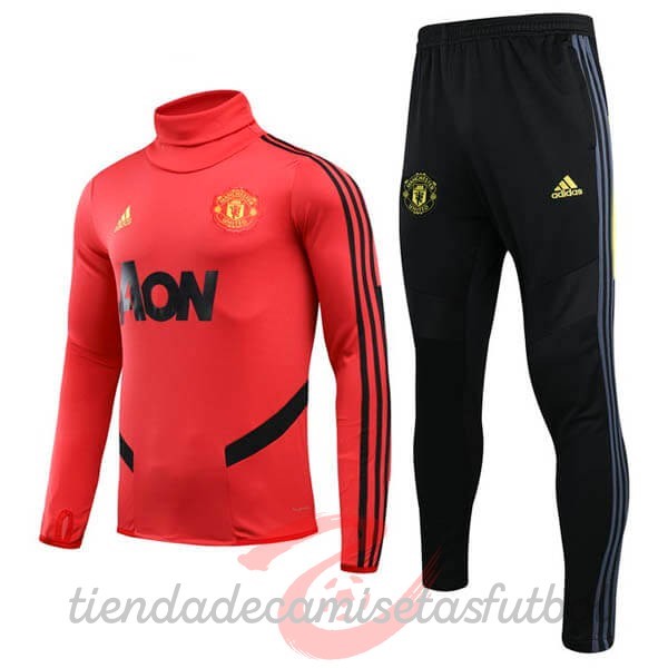 Chandal Manchester United 2020 2021 Rojo Amarillo Negro Camisetas Originales Baratas