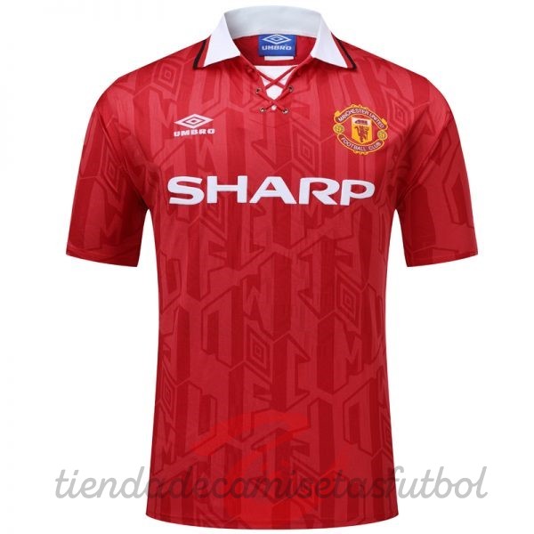 Casa Camiseta Manchester United Retro 1994 Rojo Camisetas Originales Baratas