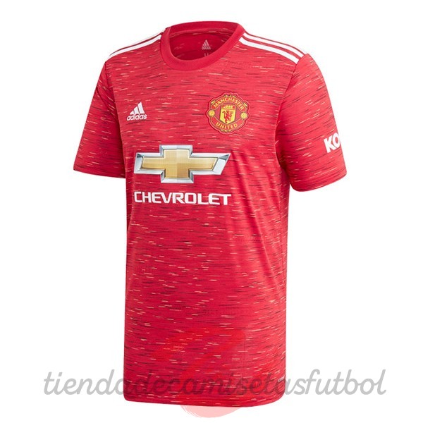 Casa Camiseta Manchester United Retro 2020 2021 Rojo Camisetas Originales Baratas