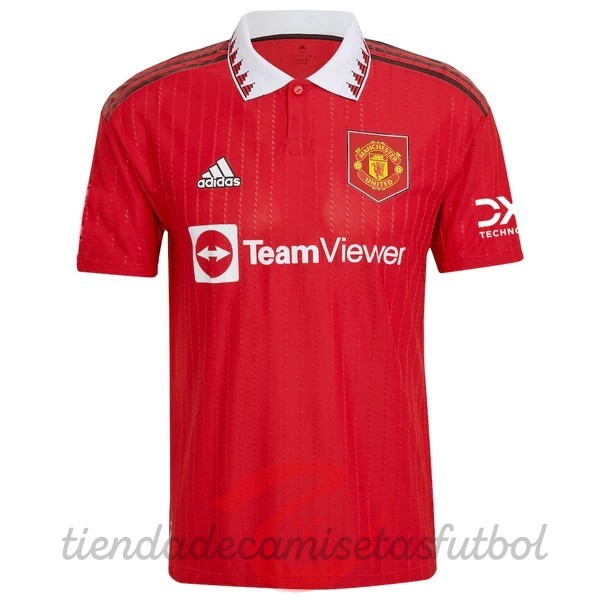 Casa Camiseta Manchester United 2022 2023 Rojo Camisetas Originales Baratas