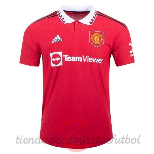 Tailandia Casa Jugadores Camiseta Manchester United 2022 2023 Rojo Camisetas Originales Baratas