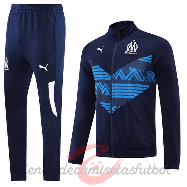 Chandal Marsella 2022 2023 Azul Marino Camisetas Originales Baratas