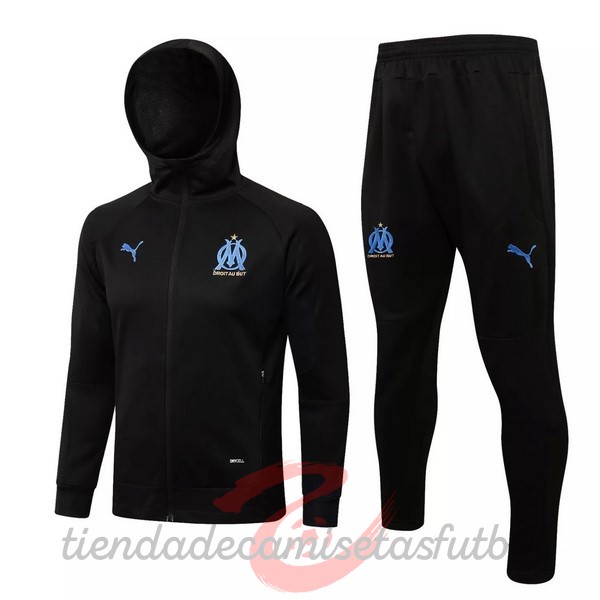 Chaqueta Con Capucha Marsella 2021 2022 Azul I Marino Camisetas Originales Baratas