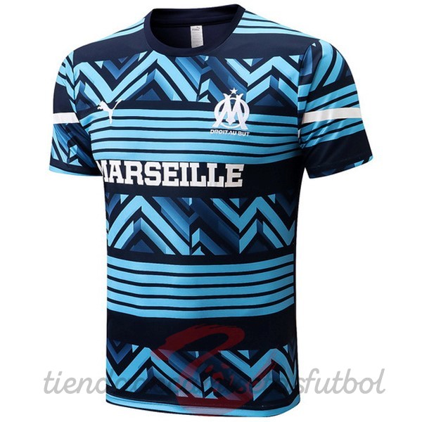Entrenamiento Marsella 2022 2023 Azul Camisetas Originales Baratas