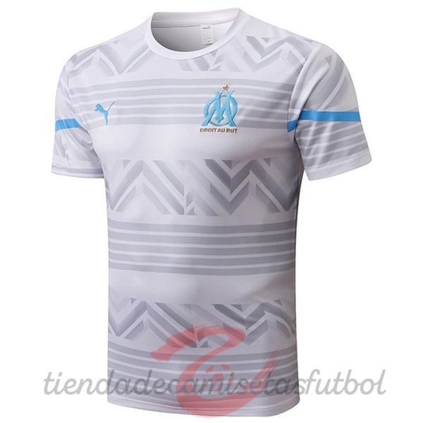 Entrenamiento Marsella 2022 2023 Blanco I Azul Camisetas Originales Baratas