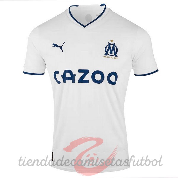 Casa Camiseta Marsella 2022 2023 Blanco Camisetas Originales Baratas