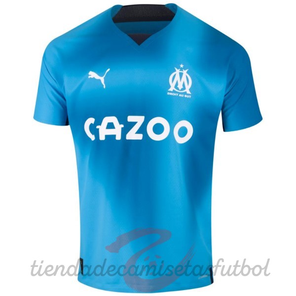 Tailandia Tercera Jugadores Camiseta Marsella 2022 2023 Azul Camisetas Originales Baratas