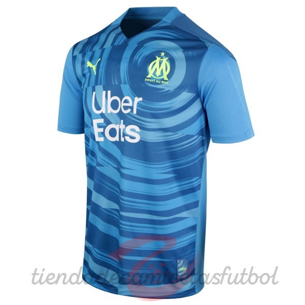 Tercera Camiseta Marsella 2020 2021 Azul Camisetas Originales Baratas