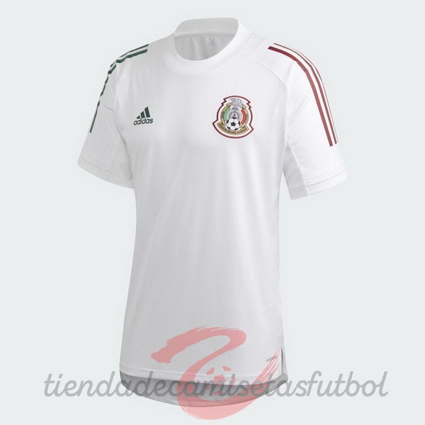 Entrenamiento México 2021 Blanco Camisetas Originales Baratas
