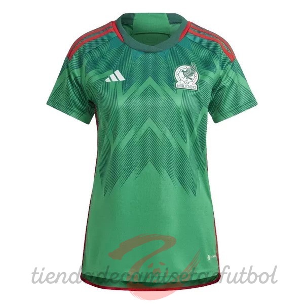 Casa Camiseta Mujer México 2022 Verde Camisetas Originales Baratas