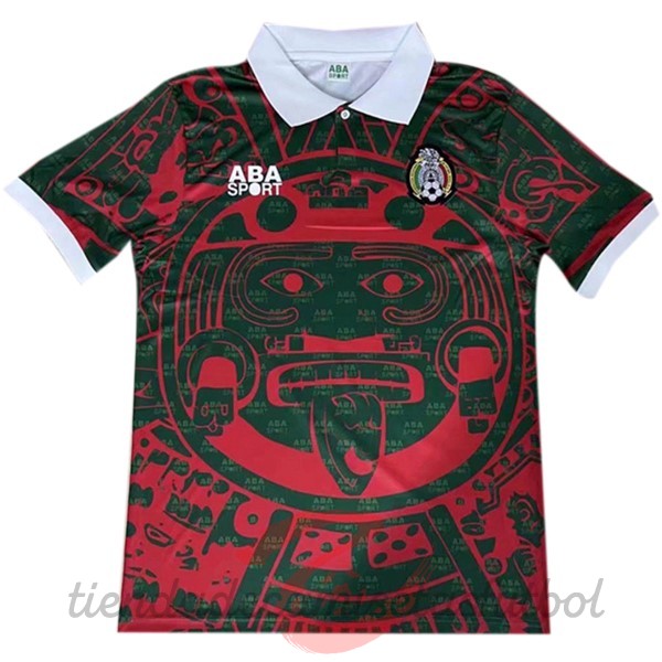 Tercera Camiseta Mexico Retro 1997 Rojo Camisetas Originales Baratas